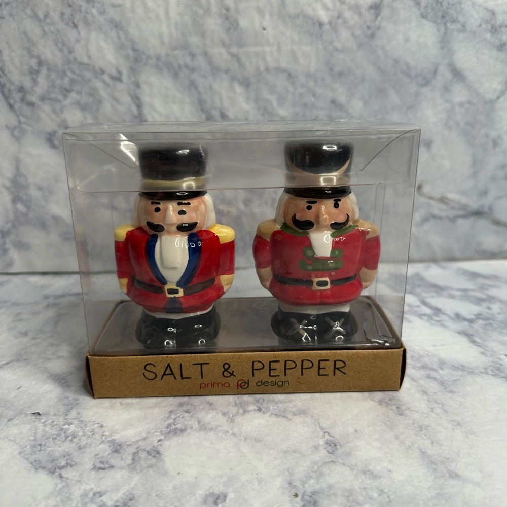 Christmas Nutcracker Salt & Pepper Shakers